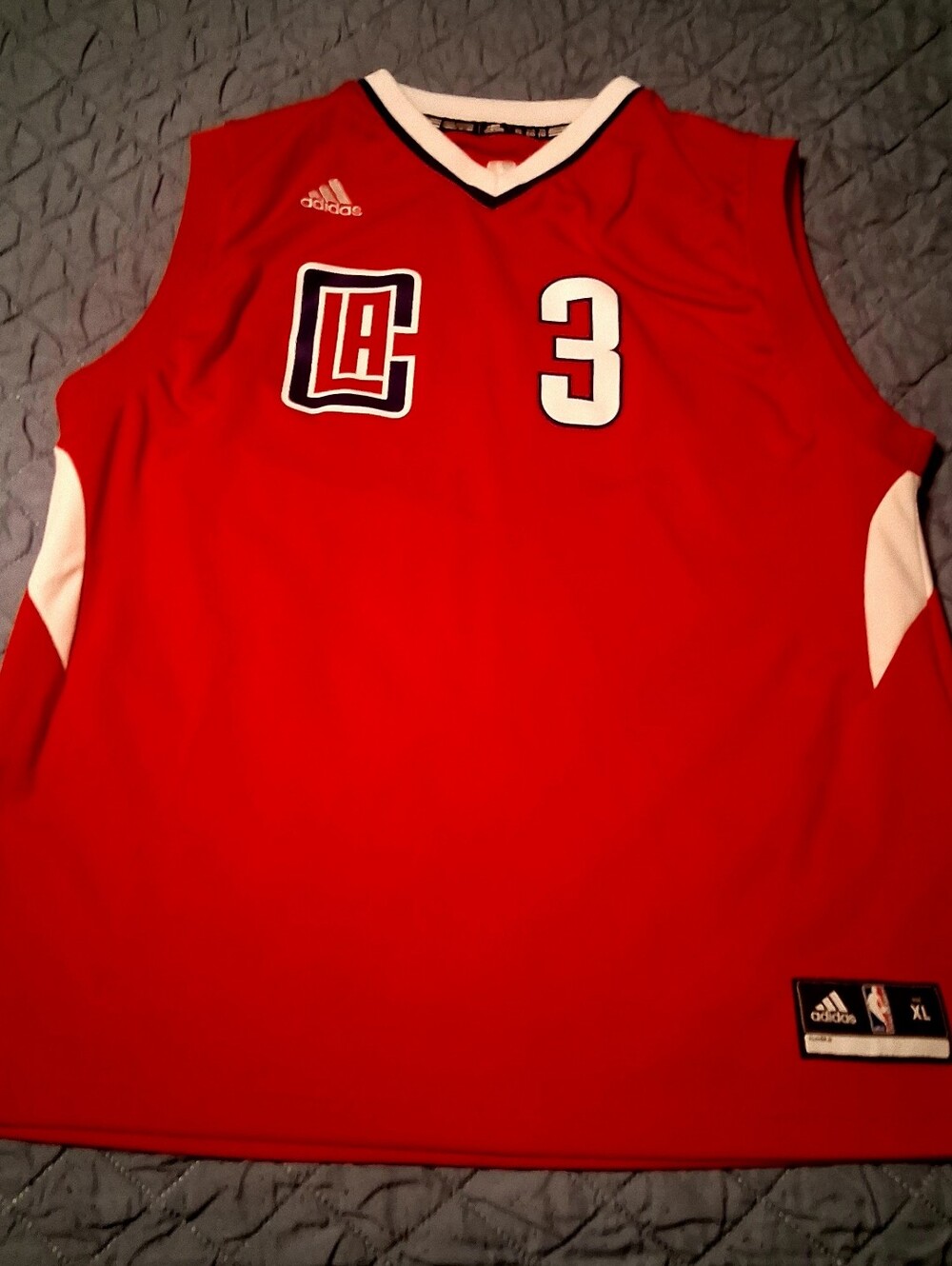 Adidas LA Clippers Chris Paul #3 swingman jersey Red SIZE YOUTH XL